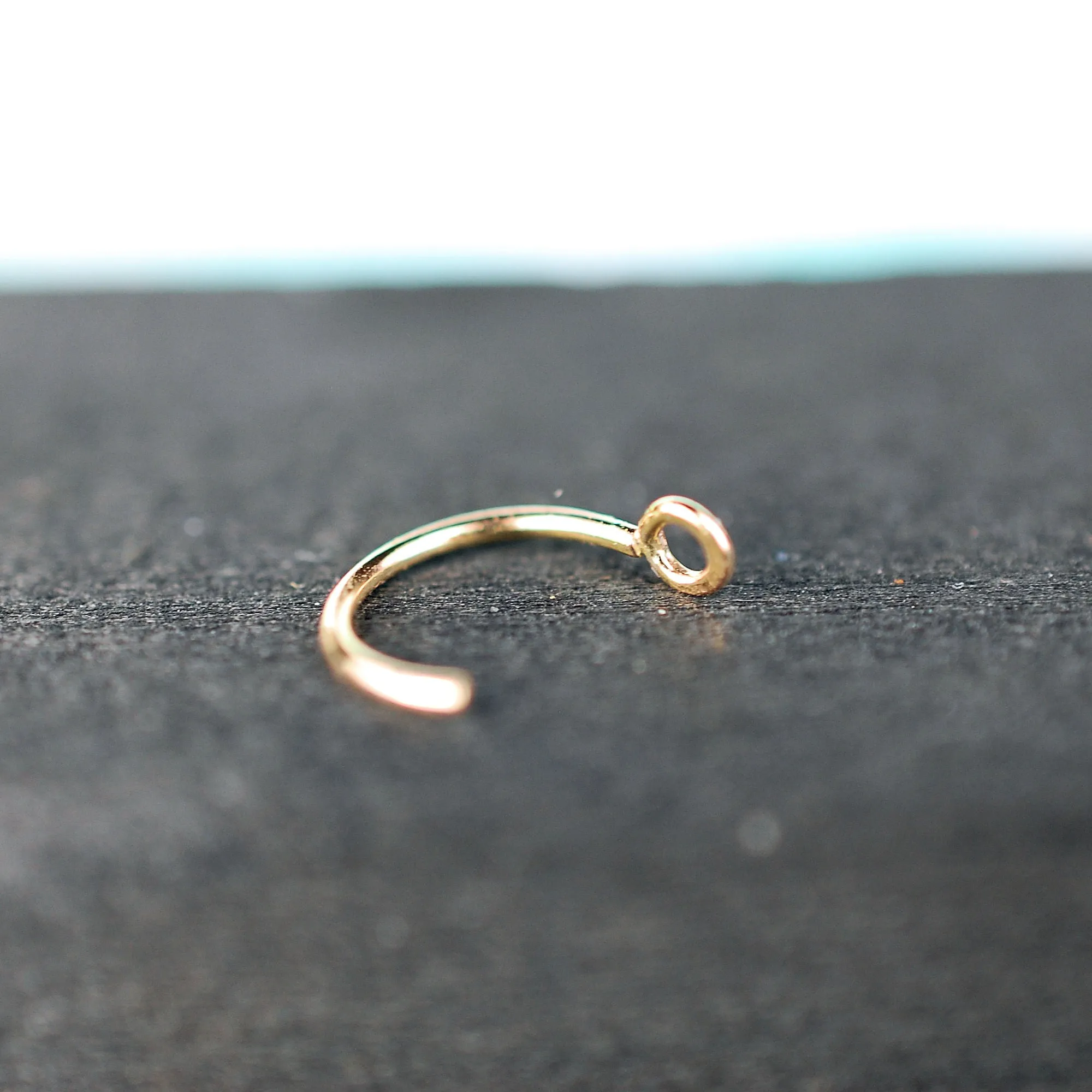 The Enhancer in Gold - Turn Your Stud into a Nose Ring