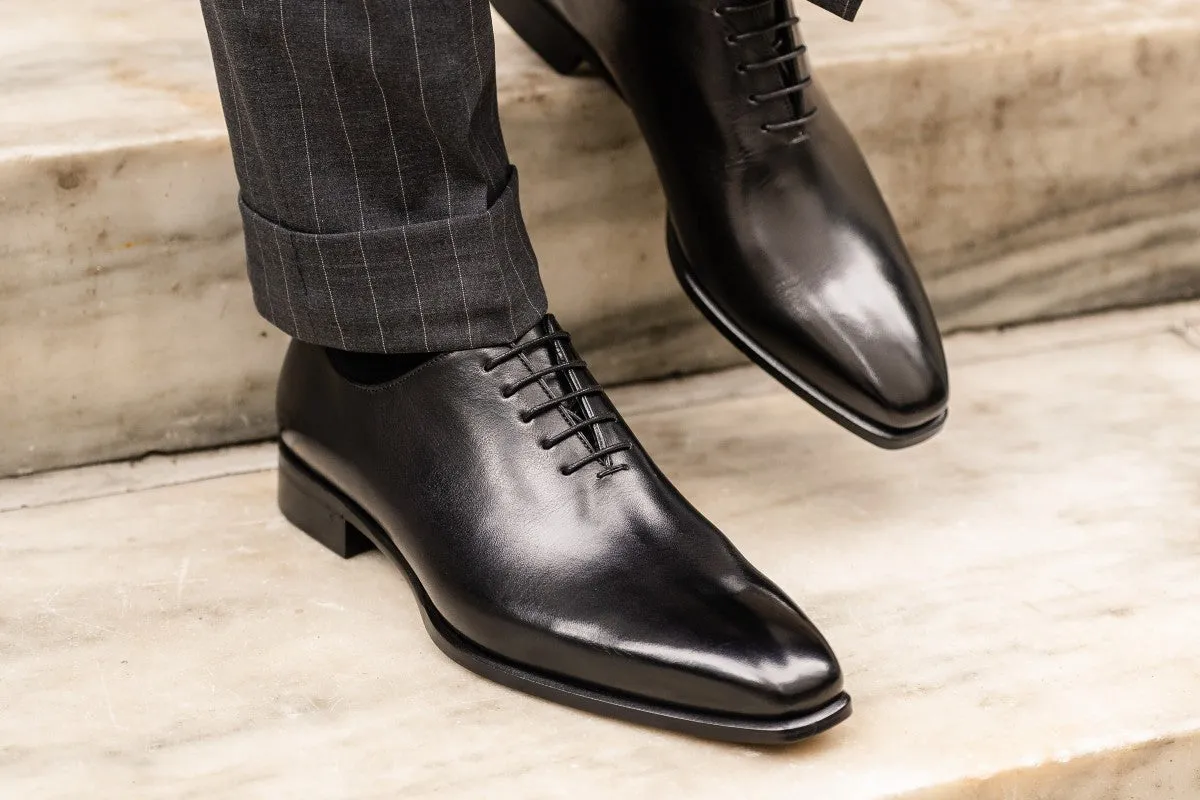 The Ramses Wholecut Oxford - Black