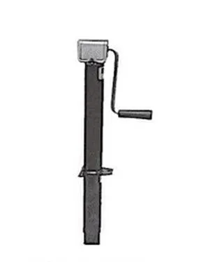 Trailer Tongue Jack; Manual A-Frame Round Sidewind Jack; 2000 Pound Capacity (29025B)