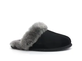 UGG W Scufette II Ciabatta Pelo Black Grey W1106872