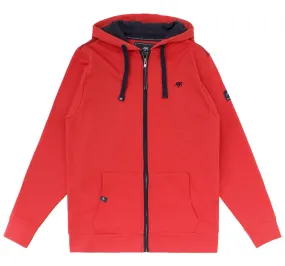 Unisex Boatyard Full Zip Hoodie - Spicy Red