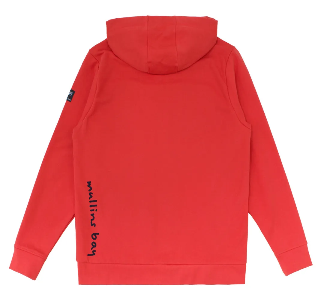 Unisex Boatyard Full Zip Hoodie - Spicy Red