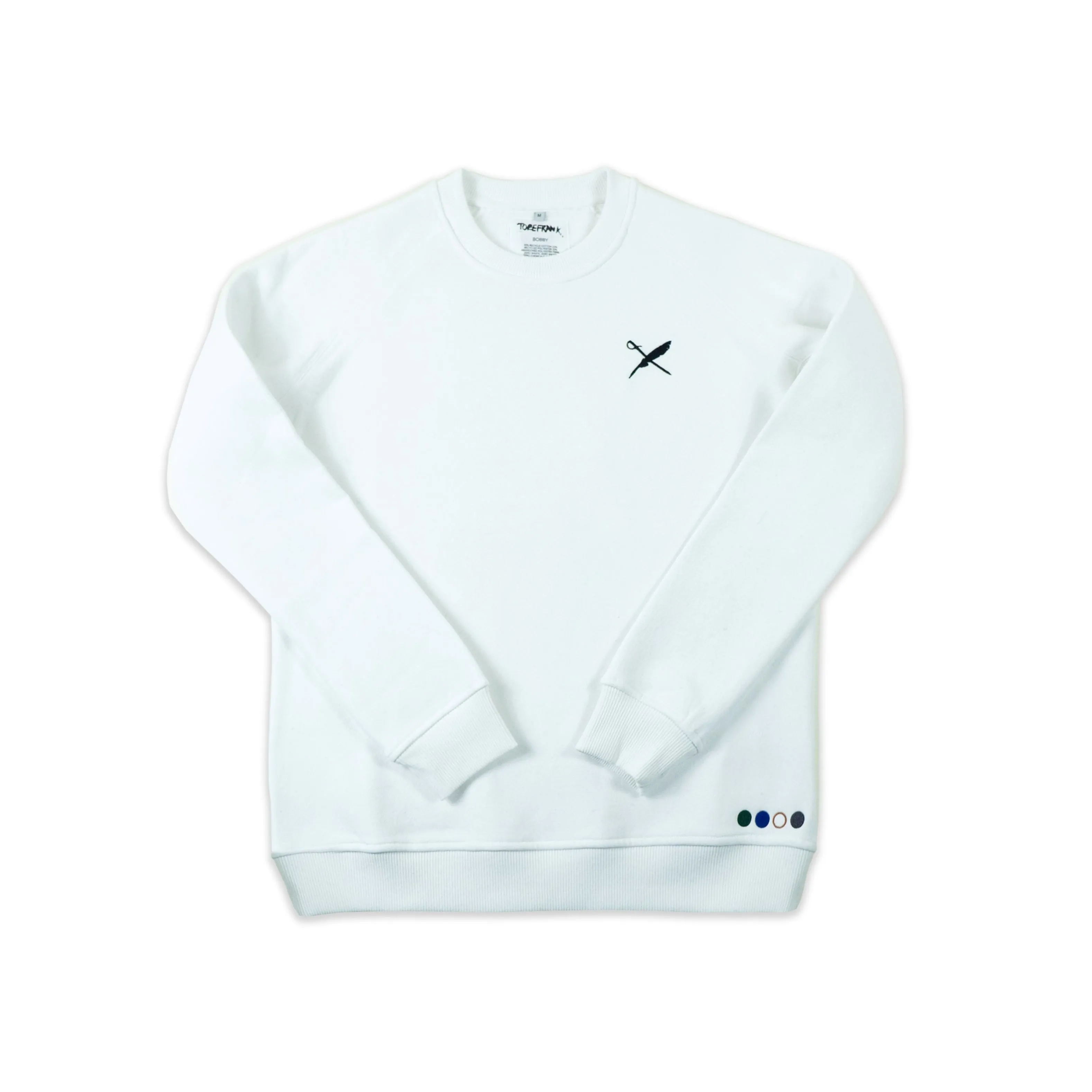 UNISEX BOBBY PULLOVER IN WHITE