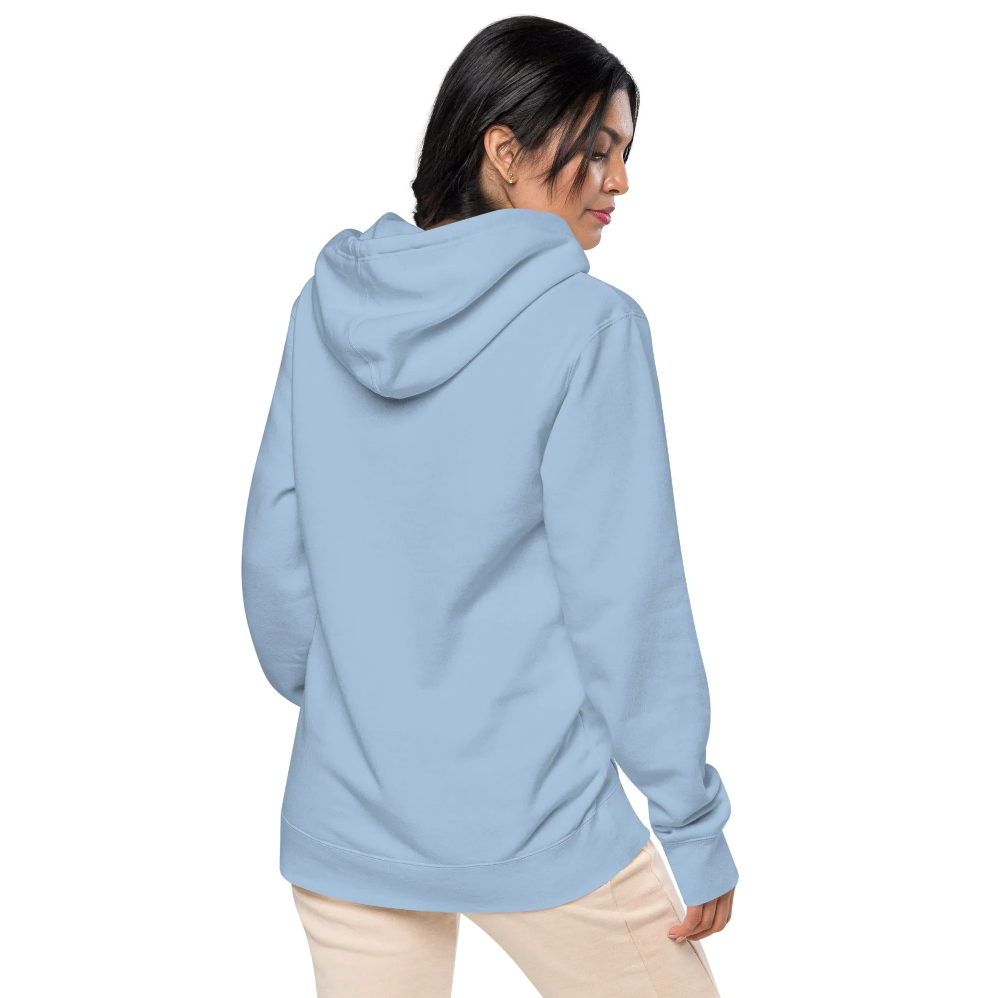 Unisex pigment dyed hoodie Logo