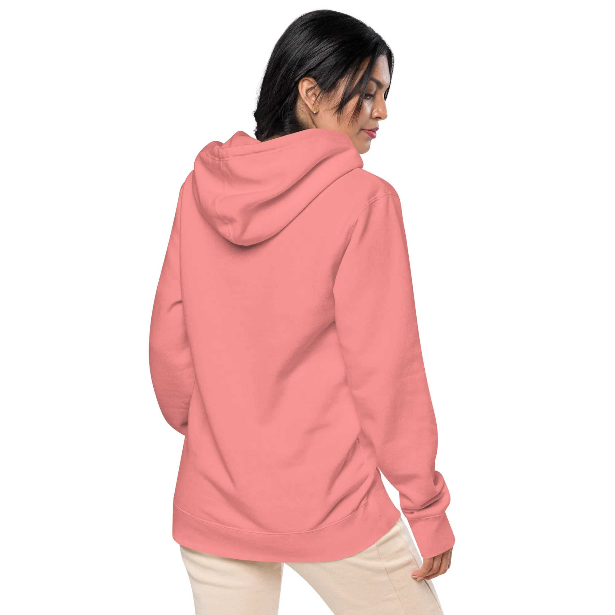 Unisex pigment dyed hoodie Logo