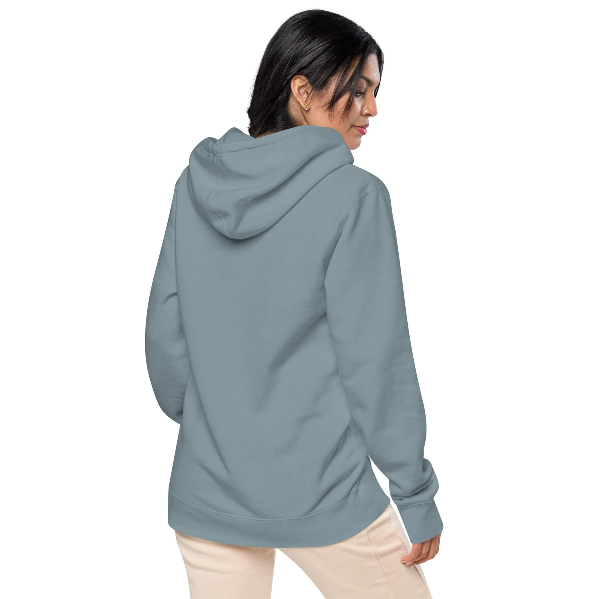 Unisex pigment dyed hoodie Logo