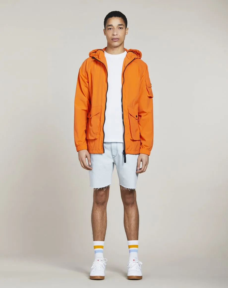 VOYAGE HOODED MENS KAGOULE | ORANGE