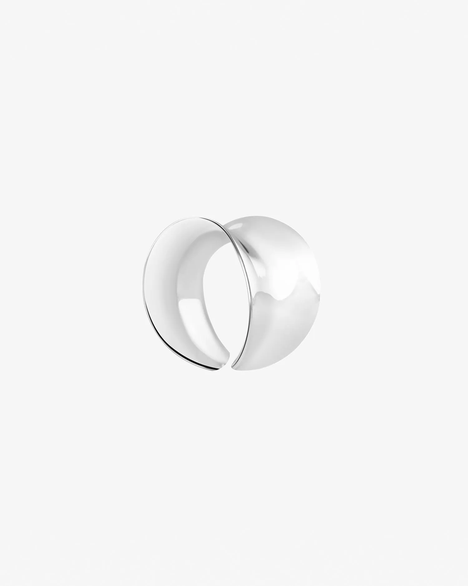 Wave ring silver