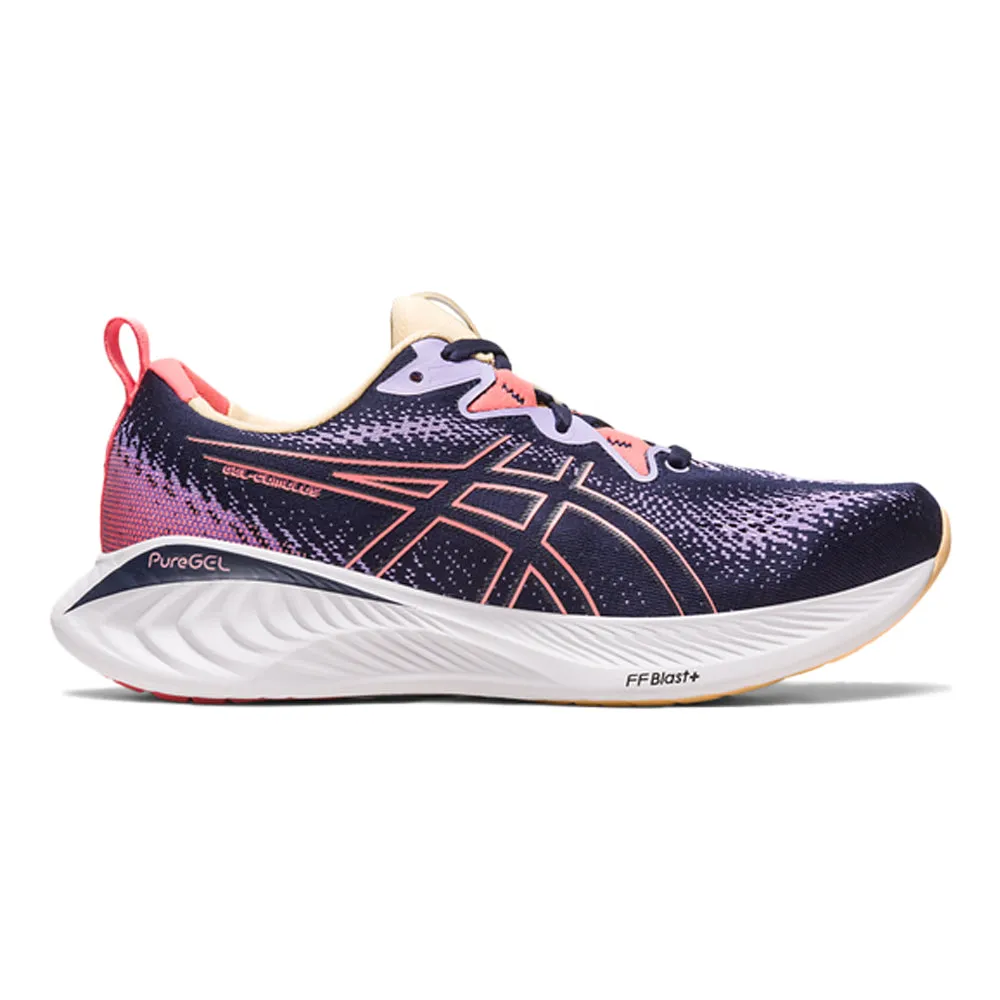 Women's Asics GEL-Cumulus 25, Midnight/Papaya, 11 B Medium